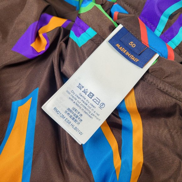 Louis Vuitton Men's Brown NBA Letters Hooded Blouson Jacket - Picture 8 of 16